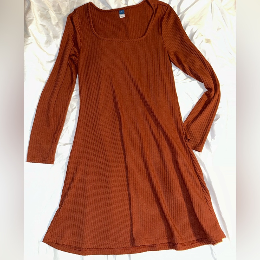 Burnt Orange Old Navy Dress